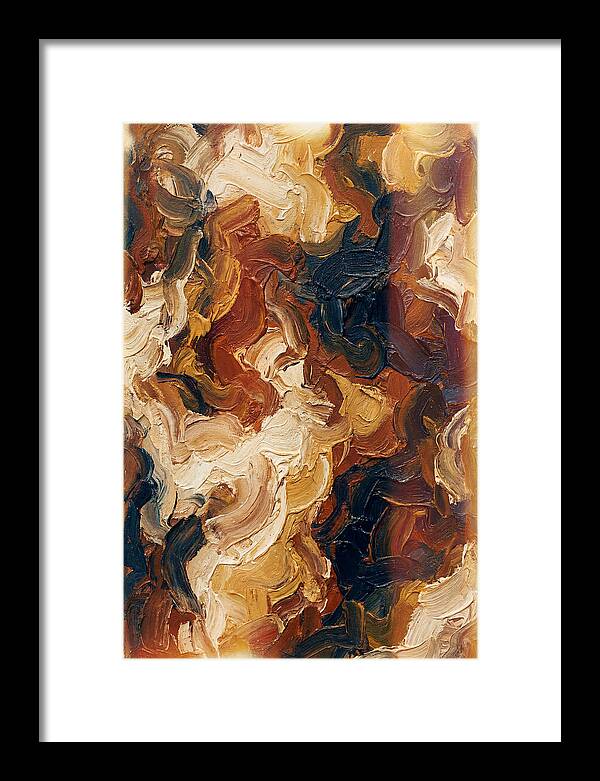 Experimental Brushstrokes In Earth Tones