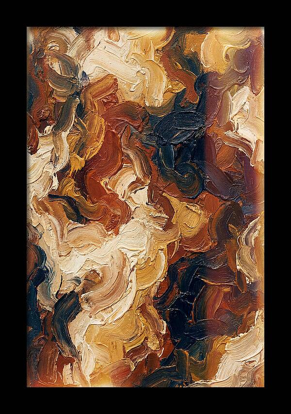 Experimental Brushstrokes In Earth Tones
