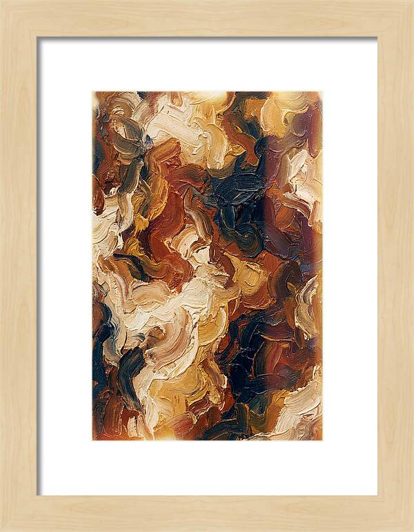 Experimental Brushstrokes In Earth Tones