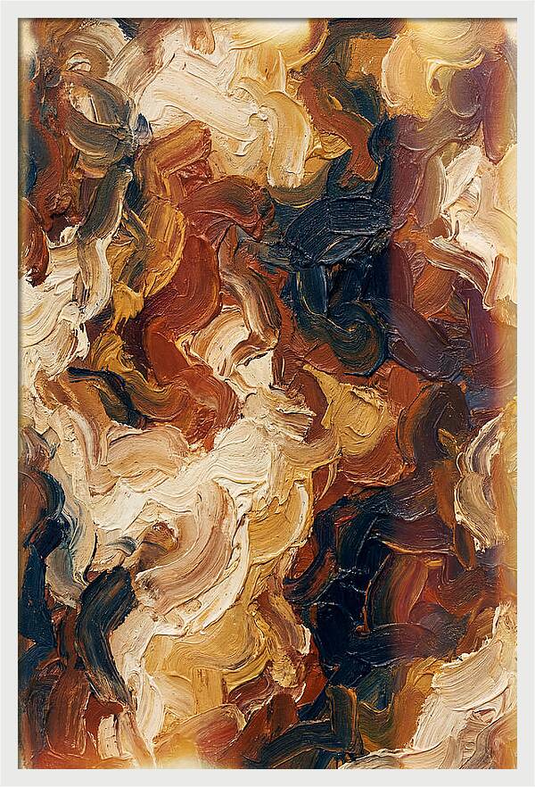 Experimental Brushstrokes In Earth Tones