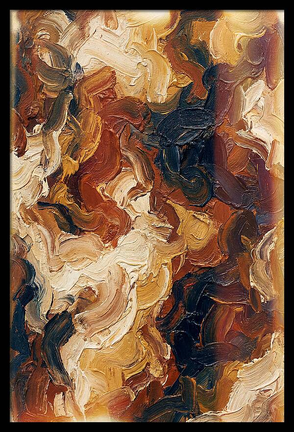 Experimental Brushstrokes In Earth Tones