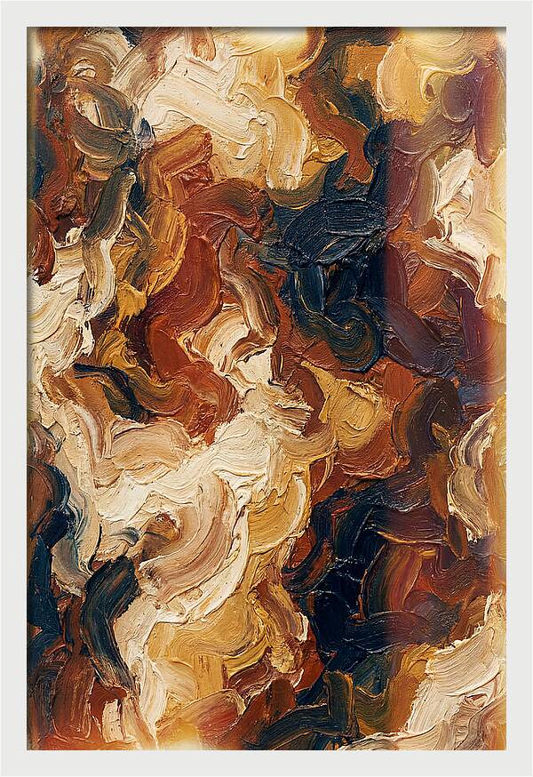 Experimental Brushstrokes In Earth Tones