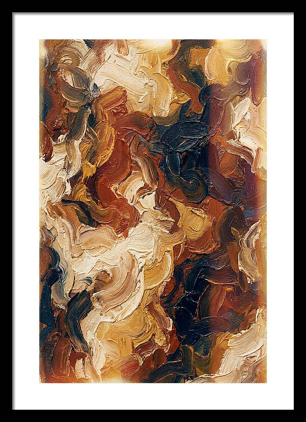 Experimental Brushstrokes In Earth Tones
