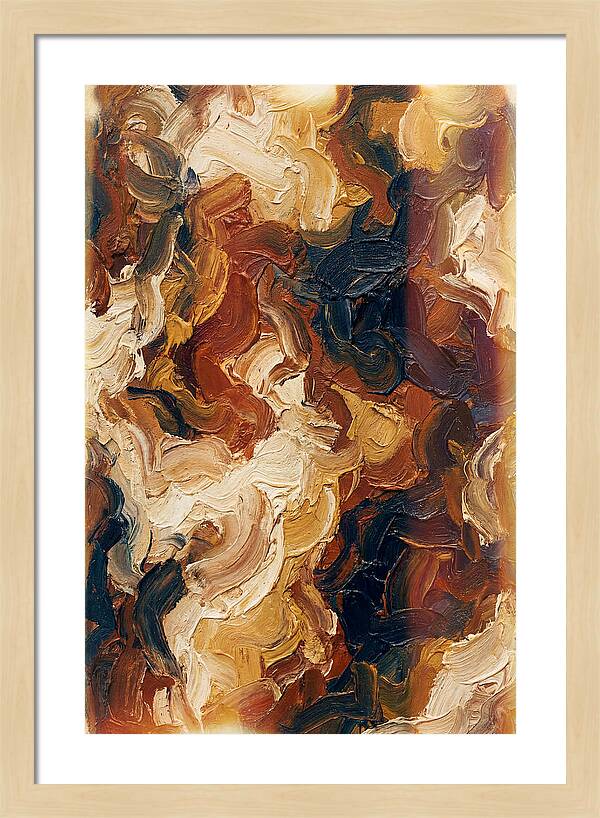 Experimental Brushstrokes In Earth Tones