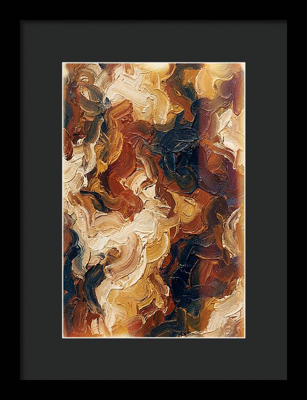 Experimental Brushstrokes In Earth Tones