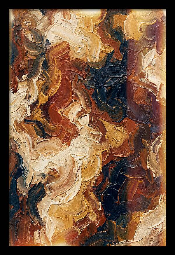 Experimental Brushstrokes In Earth Tones