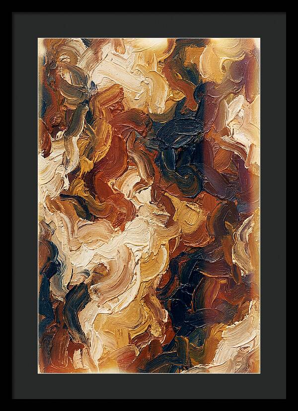 Experimental Brushstrokes In Earth Tones