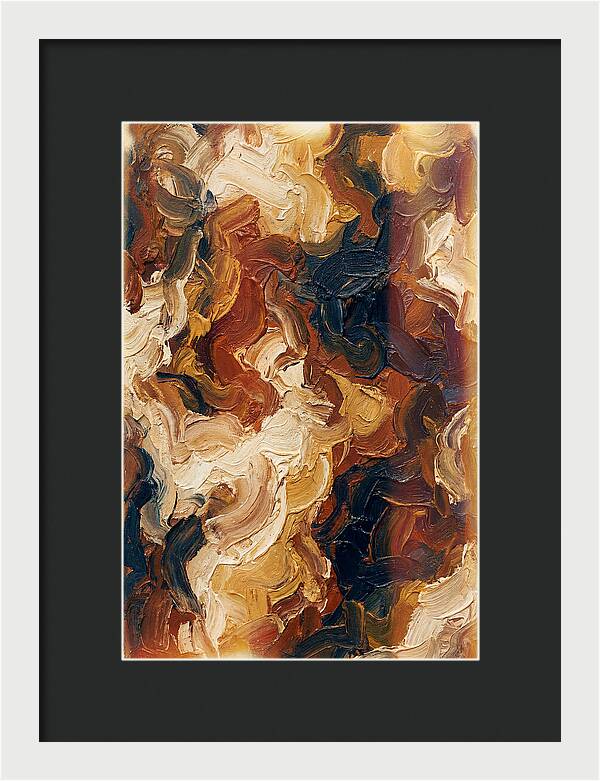 Experimental Brushstrokes In Earth Tones