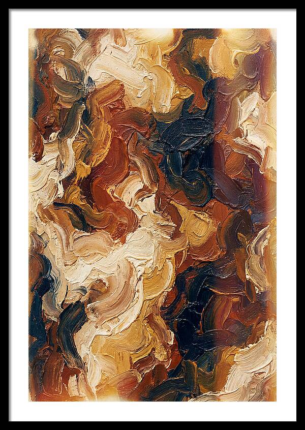 Experimental Brushstrokes In Earth Tones