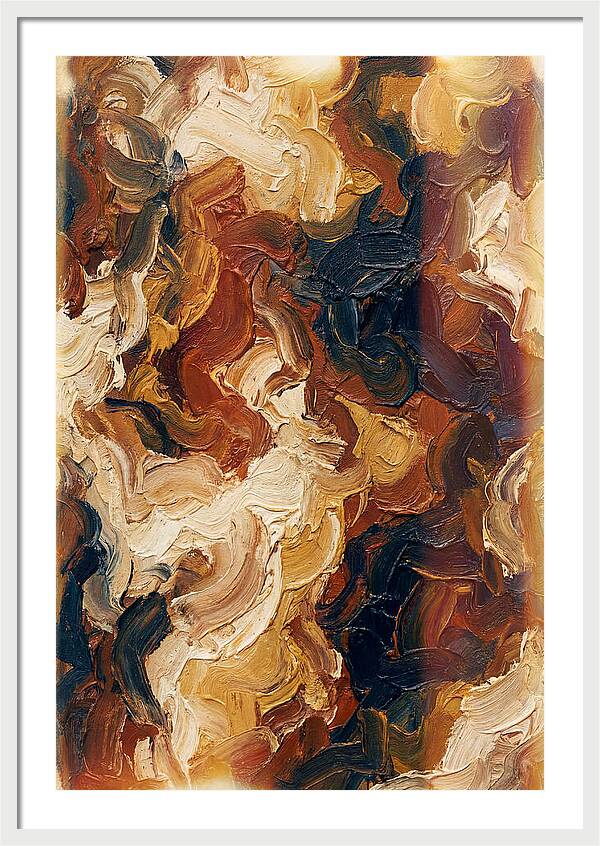 Experimental Brushstrokes In Earth Tones