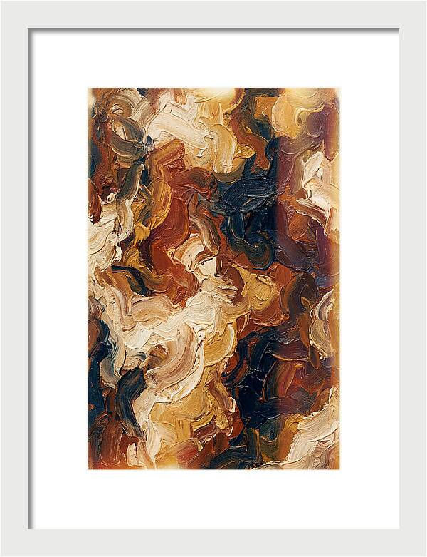 Experimental Brushstrokes In Earth Tones