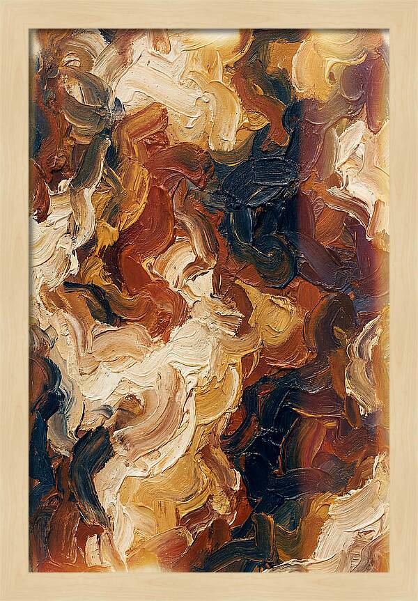 Experimental Brushstrokes In Earth Tones