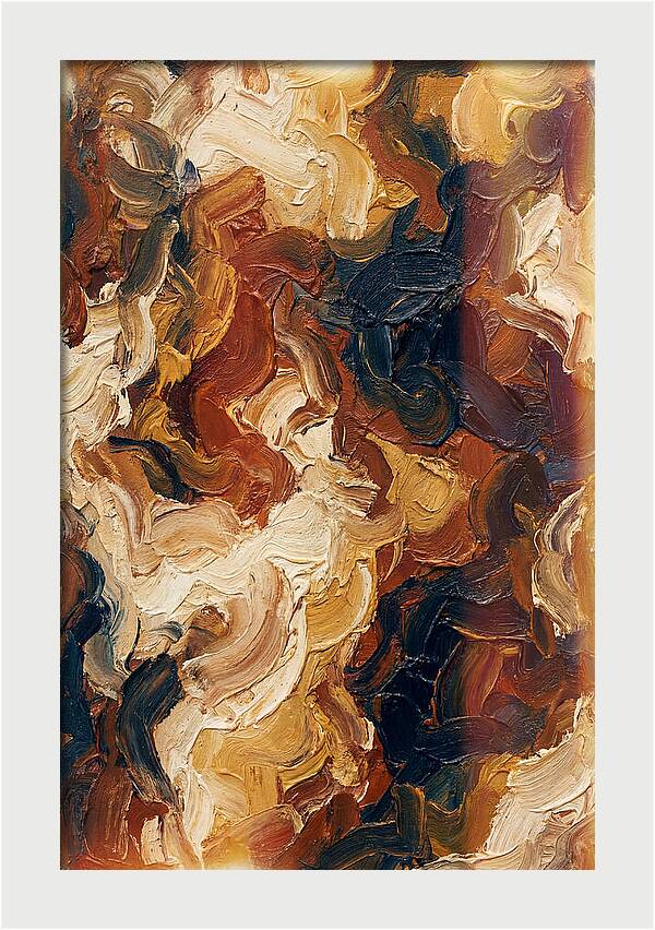 Experimental Brushstrokes In Earth Tones