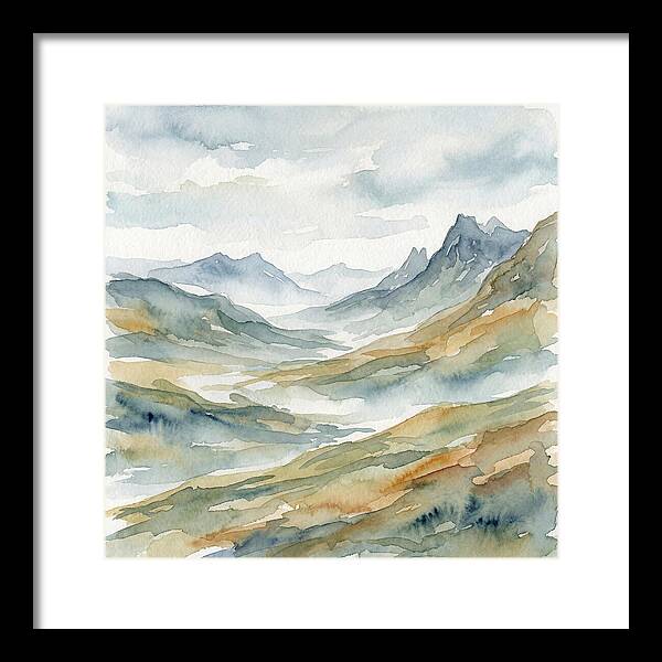 Exploration Landscape Watercolor