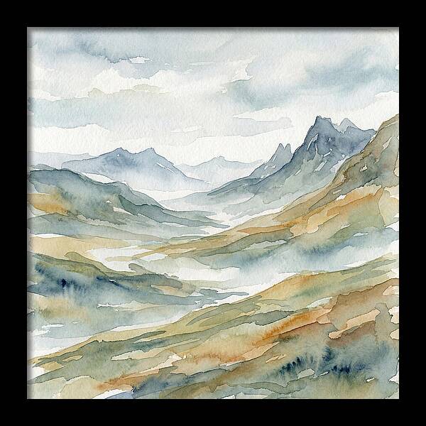 Exploration Landscape Watercolor