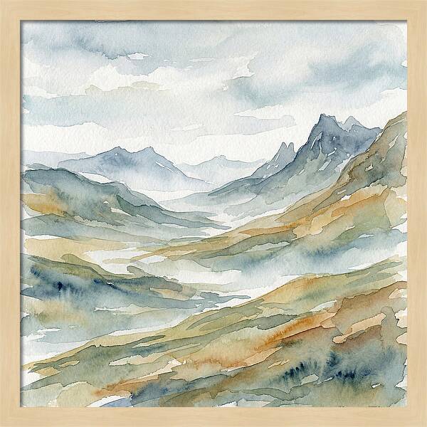 Exploration Landscape Watercolor