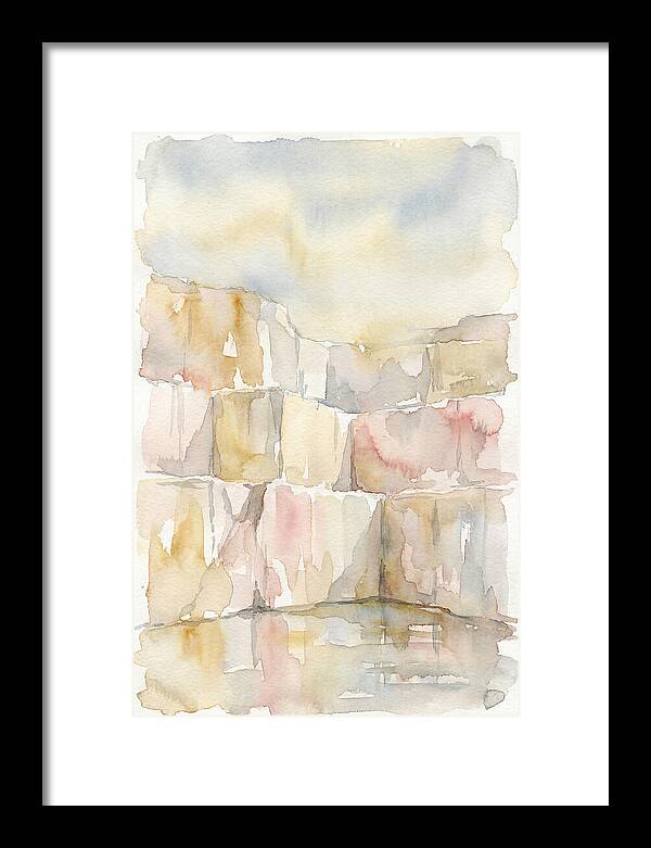 Exposed Layers Of Marble