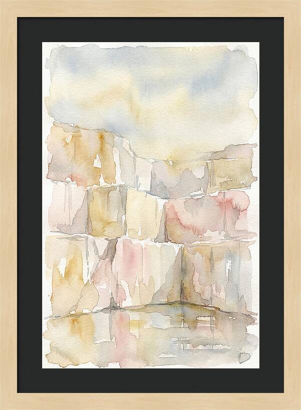 Exposed Layers Of Marble