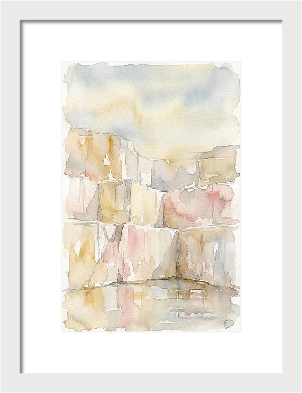 Exposed Layers Of Marble