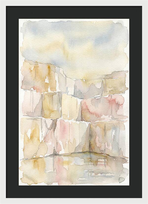 Exposed Layers Of Marble