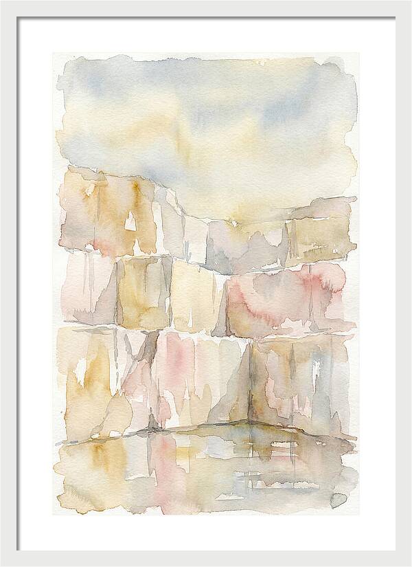 Exposed Layers Of Marble