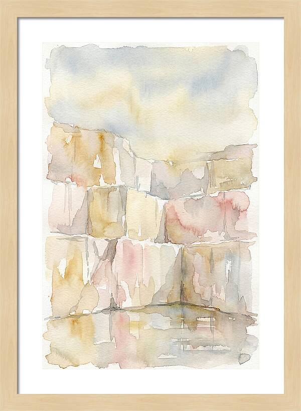 Exposed Layers Of Marble