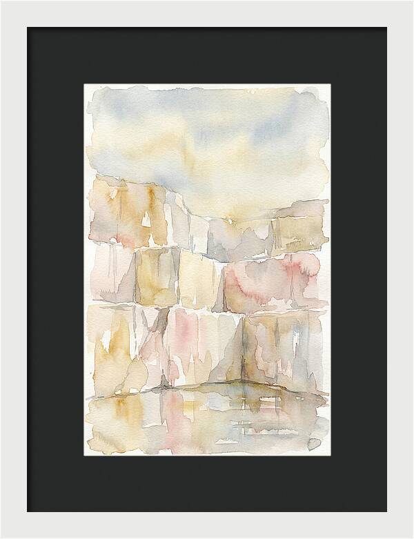 Exposed Layers Of Marble