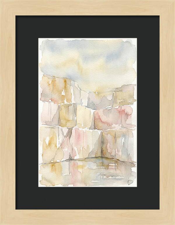 Exposed Layers Of Marble