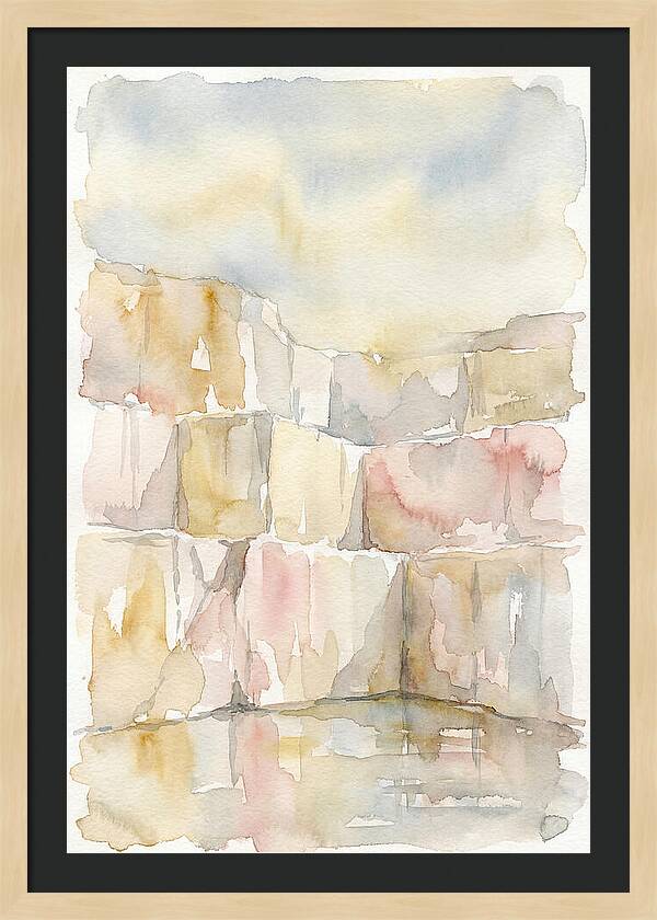 Exposed Layers Of Marble