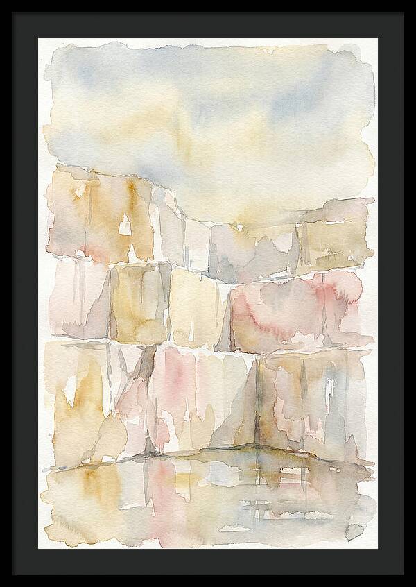 Exposed Layers Of Marble