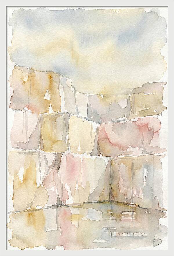 Exposed Layers Of Marble
