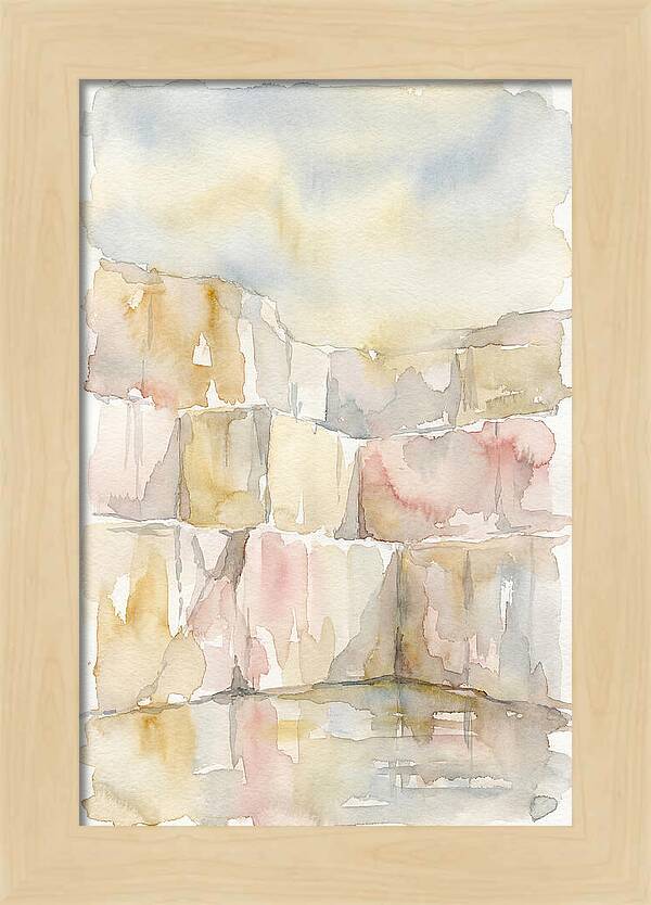 Exposed Layers Of Marble