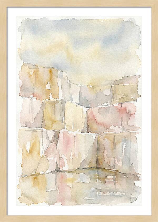 Exposed Layers Of Marble
