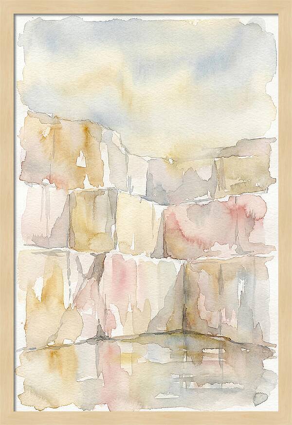 Exposed Layers Of Marble