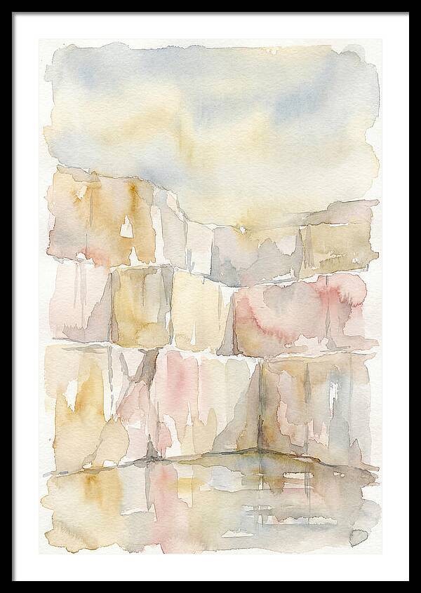 Exposed Layers Of Marble