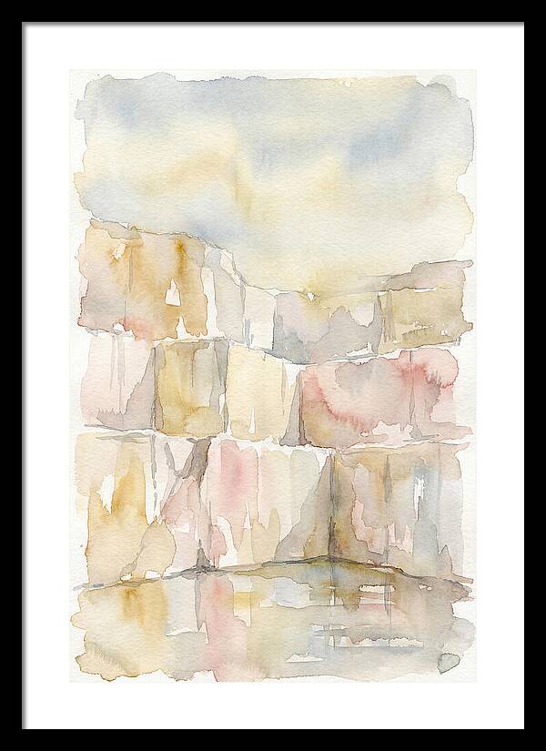 Exposed Layers Of Marble