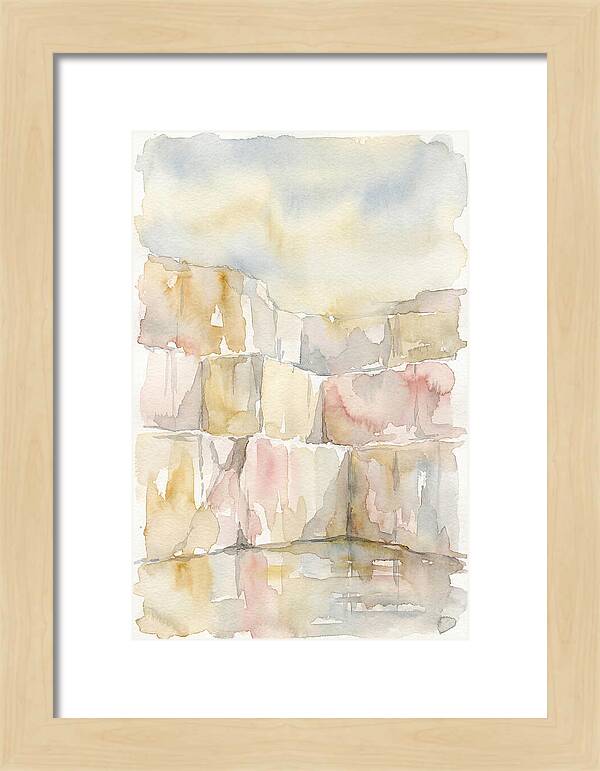 Exposed Layers Of Marble