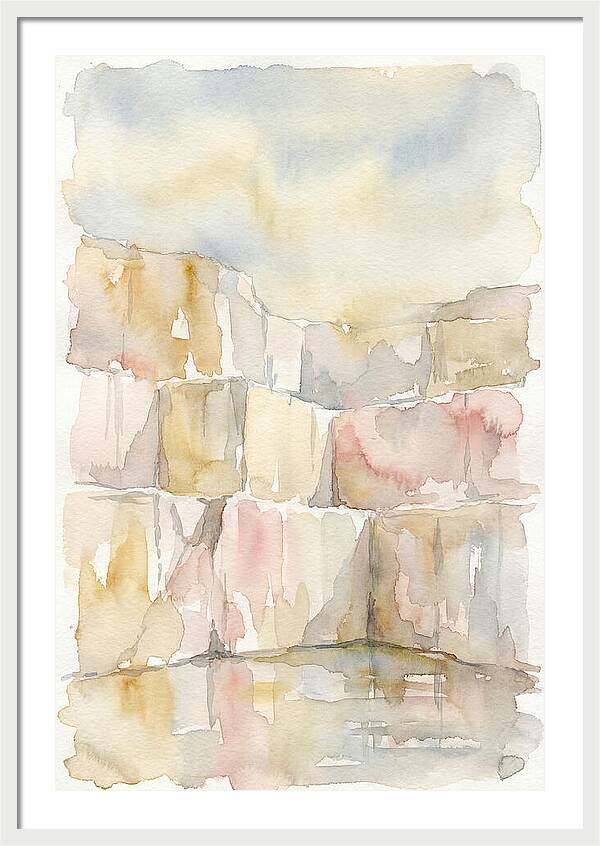 Exposed Layers Of Marble