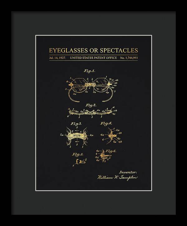Eyeglasses Or Spectacles Gold Patent Us1744993a