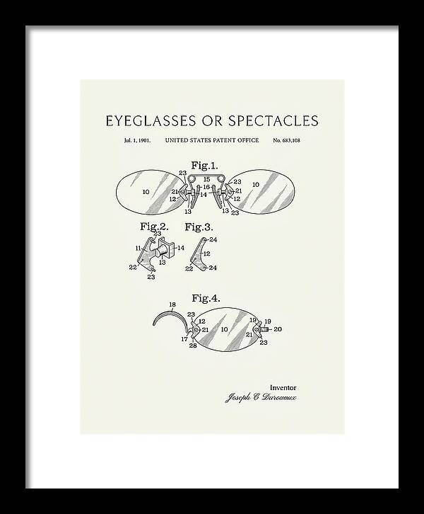 Eyeglasses Or Spectacles Minimalist Patent Us683108a