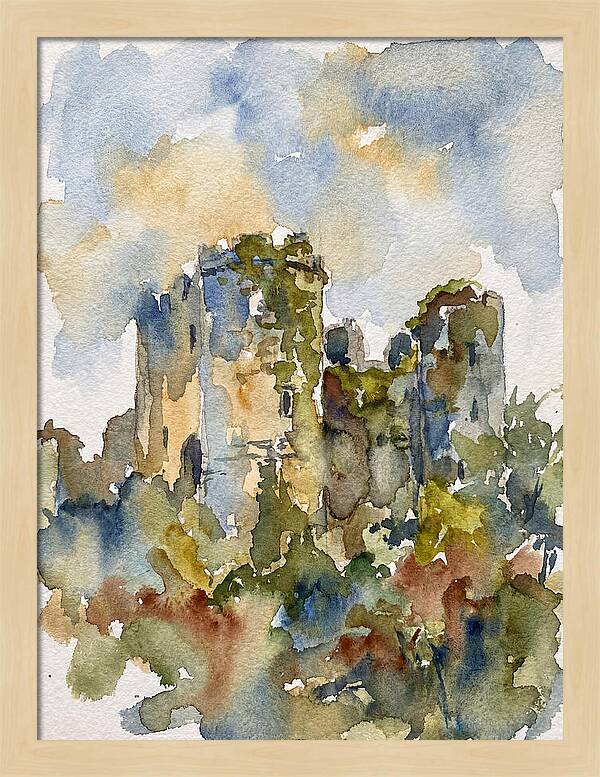 Faded Grandeur Of Castle Ruins