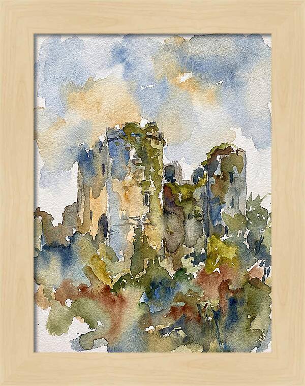 Faded Grandeur Of Castle Ruins