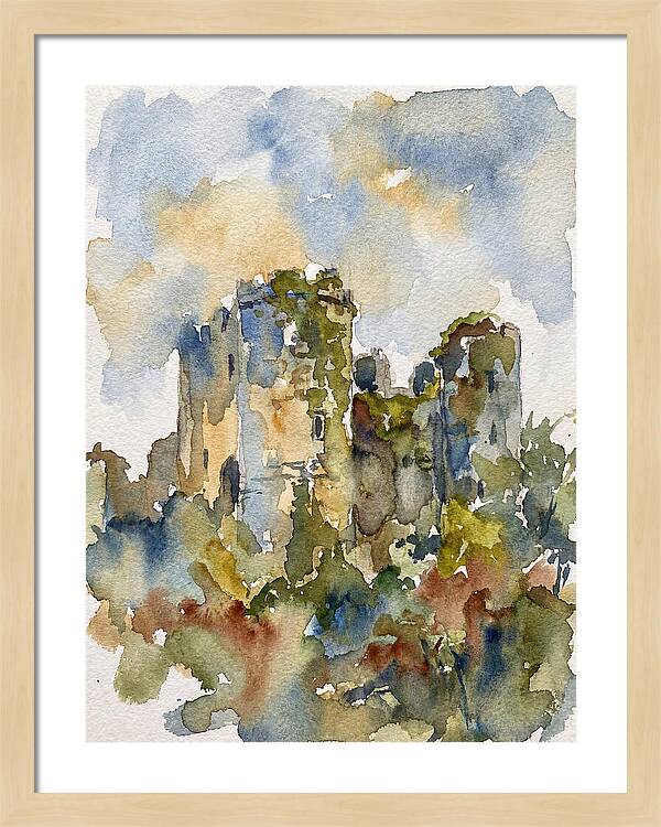 Faded Grandeur Of Castle Ruins