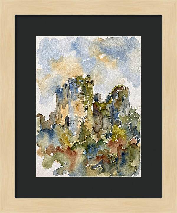 Faded Grandeur Of Castle Ruins