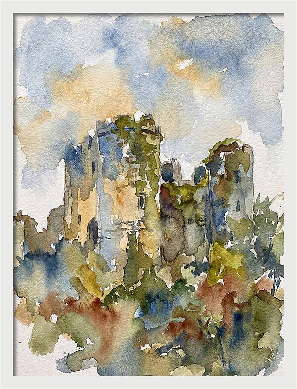 Faded Grandeur Of Castle Ruins