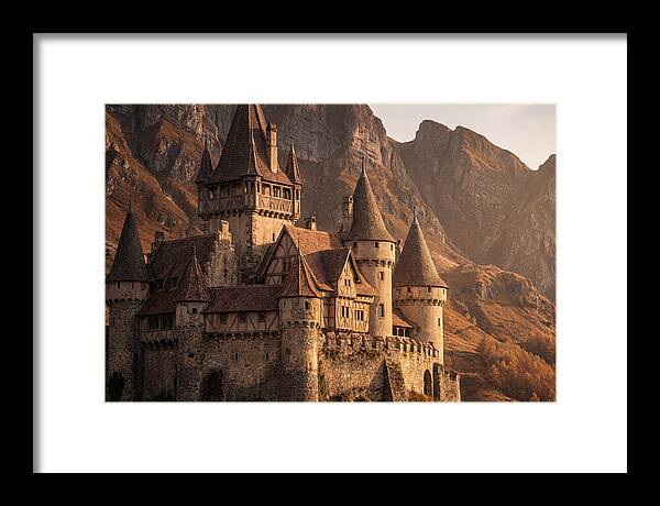 Fairy Tale Castle Among Mountains