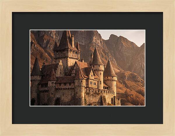 Fairy Tale Castle Among Mountains