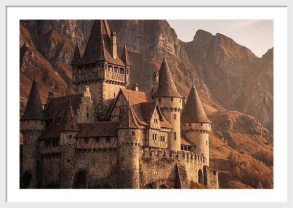 Fairy Tale Castle Among Mountains