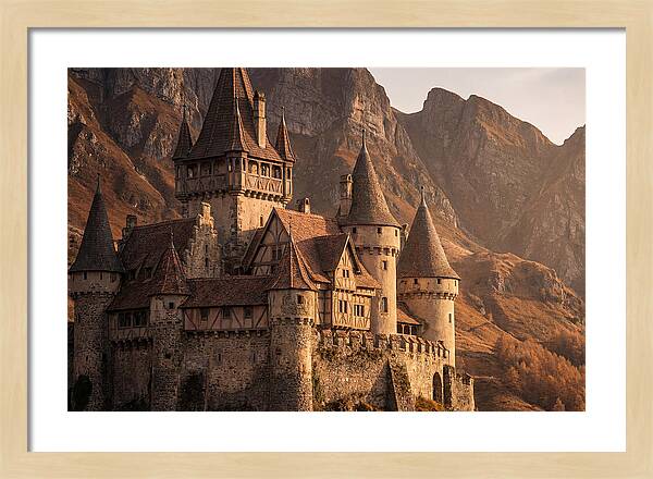 Fairy Tale Castle Among Mountains