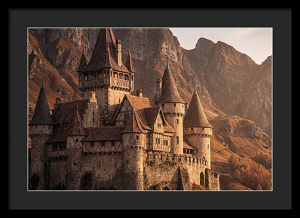Fairy Tale Castle Among Mountains